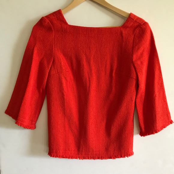 Trina Turk Tops - Trina Turk -New- Woven Fringe Top size P